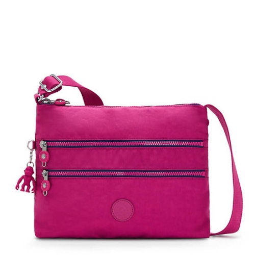 Kipling Alvar Crossbody Bags Pink Fuchsia | US31BFXDR