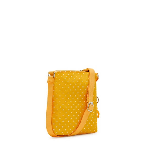 Kipling Alvar Extra Small Printed Mini Bags Yellow | US67GRLIC