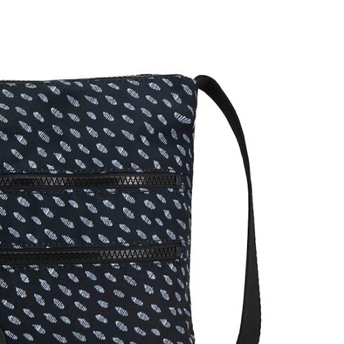 Kipling Alvar Printed Crossbody Bags Black White | US13YIJRK