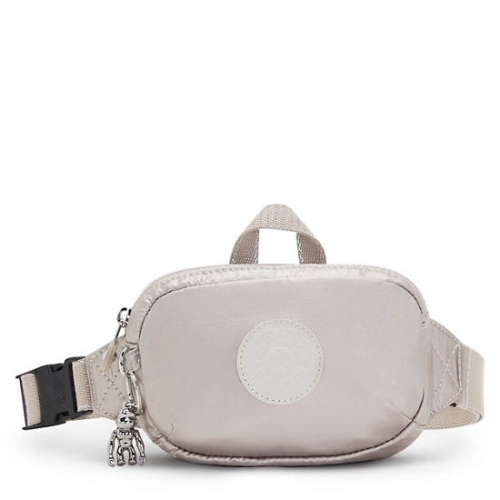 Kipling Alys Metallic Waist Bags Beige | US35HMUNA