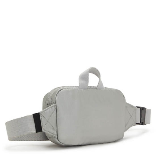 Kipling Alys Metallic Waist Bags Silver | US71AVLYN