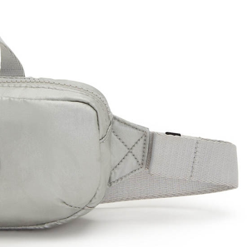 Kipling Alys Metallic Waist Bags Silver | US71AVLYN