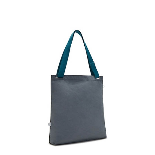 Kipling Annas Tote Bags Black Grey | US45IYJEU