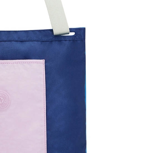 Kipling Annas Tote Bags Navy | US87GABLC