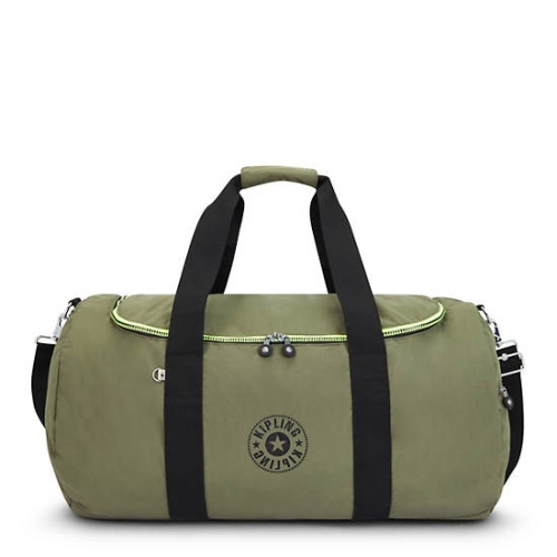 Kipling Argus Medium Duffle Bags Olive | US32UCIZP