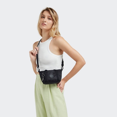 Kipling Art Compact Crossbody Bags Black | US49QWFBN