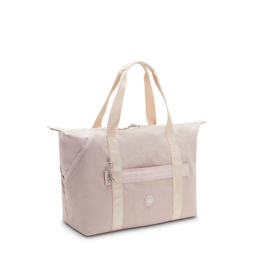 Kipling Art Medium Fashion Tote Bags Pink | US02RNKVQ