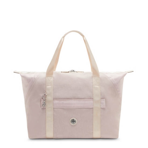 Kipling Art Medium Fashion Tote Bags Pink | US02RNKVQ