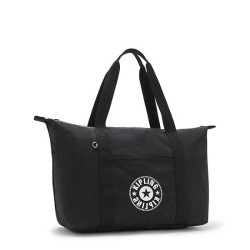 Kipling Art Medium Lite Classic Tote Bags Black | US38LBWKA