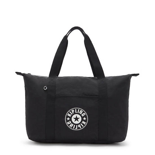 Kipling Art Medium Lite Classic Tote Bags Black | US38LBWKA