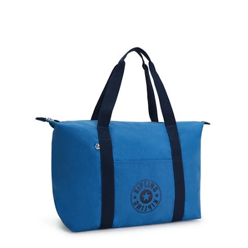 Kipling Art Medium Lite Tote Bags Blue | US71YAMVP