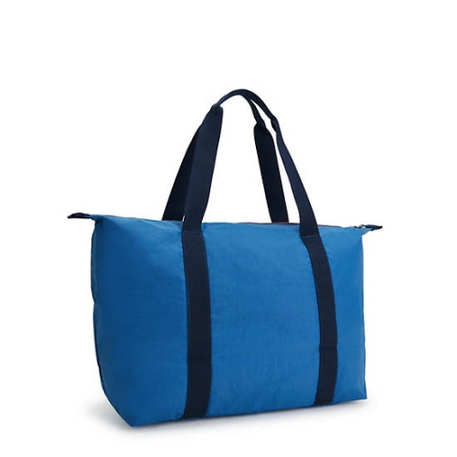 Kipling Art Medium Lite Tote Bags Blue | US71YAMVP