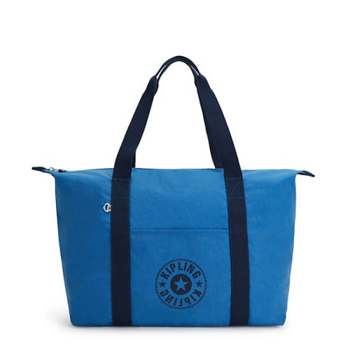 Kipling Art Medium Lite Tote Bags Blue | US71YAMVP