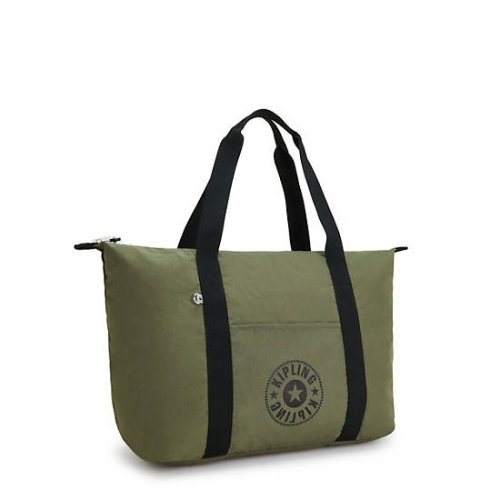 Kipling Art Medium Lite Tote Bags Olive | US30HLSAR