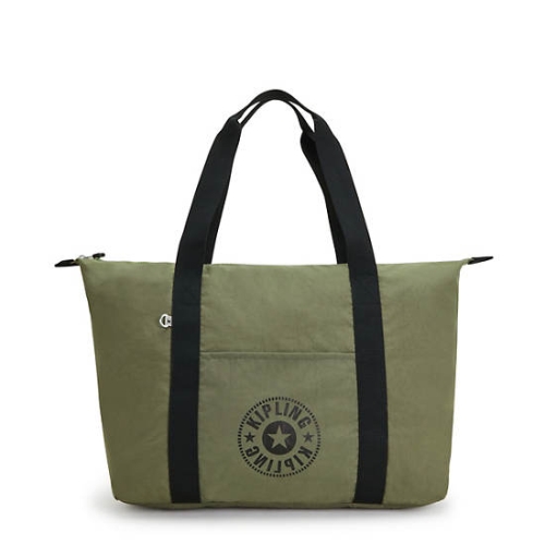 Kipling Art Medium Lite Tote Bags Olive | US80YNLAI