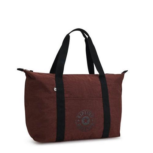 Kipling Art Medium Lite Tote Bags Red | US47ZOATJ