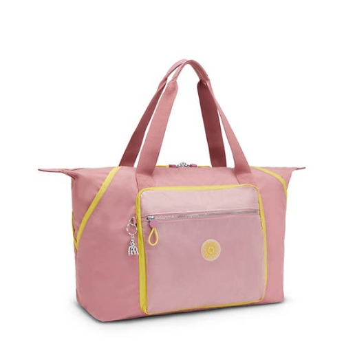 Kipling Art Medium Tote Bag Handbags Pink | US78MEZGY