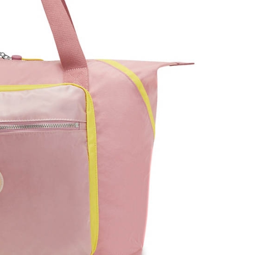 Kipling Art Medium Tote Bag Handbags Pink | US78MEZGY