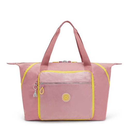 Kipling Art Medium Tote Bag Handbags Pink | US78MEZGY