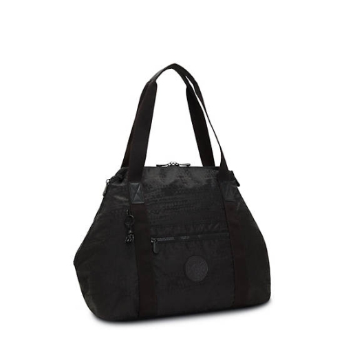 Kipling Art Medium Tote Bags Black | US08PADCH