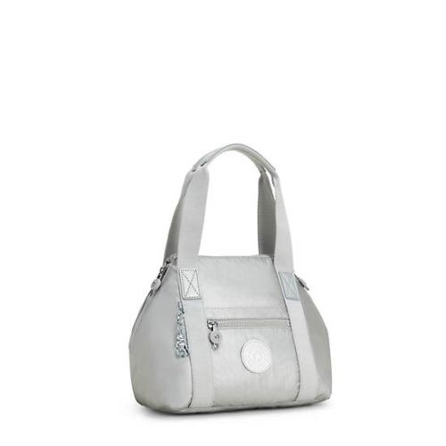 Kipling Art Mini Metallic Shoulder Bags Silver | US14HAKTQ