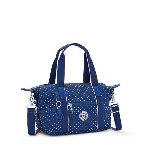 Kipling Art Mini Printed Shoulder Bags Blue | US03TNGHJ