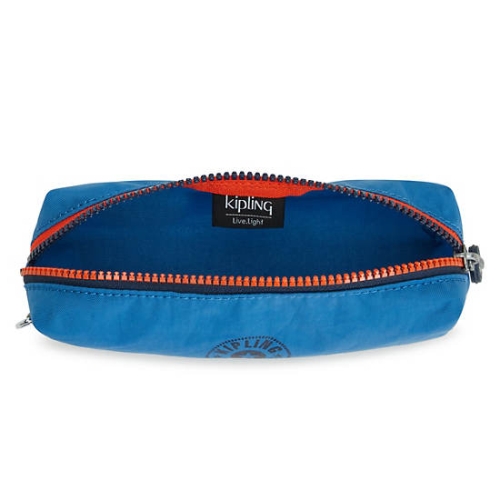 Kipling Boran Pencil Case Pouches Blue | US78ESRWA