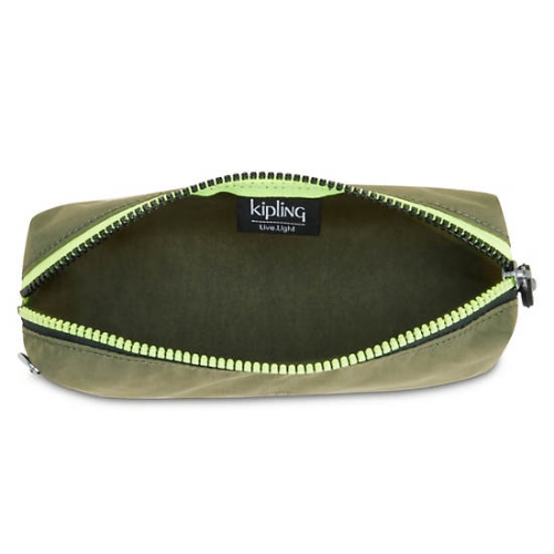 Kipling Boran Pencil Case Pouches Olive | US69HGCZM