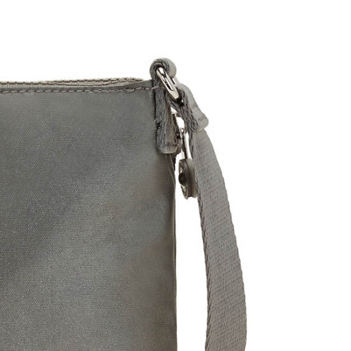 Kipling Boyd Metallic Crossbody Bags Greyl | US31EMNKV