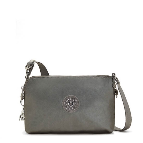 Kipling Boyd Metallic Crossbody Bags Greyl | US31EMNKV