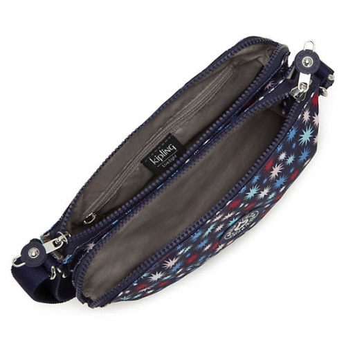 Kipling Boyd Printed Crossbody Bags Multicolor | US12EMGOI