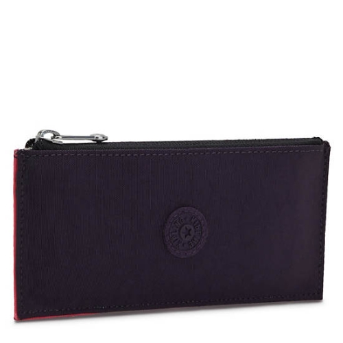 Kipling BrionClassic Card Case Pouches Pink Purple | US58MLXJZ