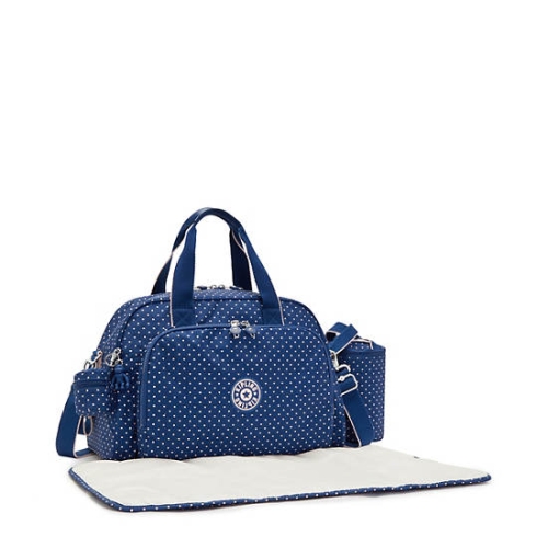 Kipling Camama Classic Printed Diaper Bags Blue | US57VUFQO