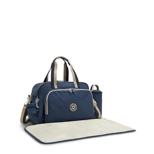 Kipling Camama Printed Diaper Bags Blue | US34XANJQ