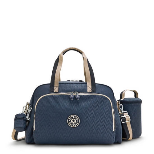 Kipling Camama Printed Diaper Bags Blue | US34XANJQ