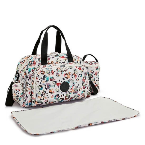 Kipling Camama Printed Diaper Bags White | US95LGWTA