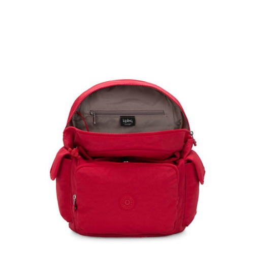 Kipling City Pack Backpacks Red Dark Red | US31QZYOR