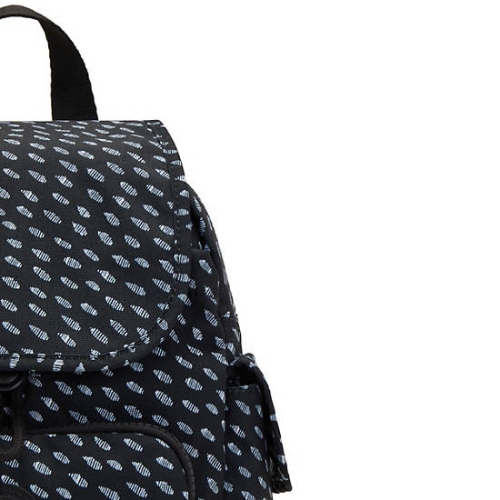 Kipling City Pack Mini Printed Backpacks Black | US50ZPEQC