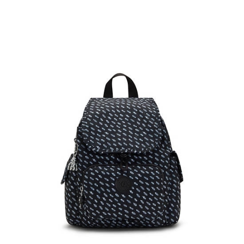 Kipling City Pack Mini Printed Backpacks Black | US50ZPEQC