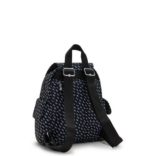 Kipling City Pack Mini Printed Backpacks Black | US59TWYGA