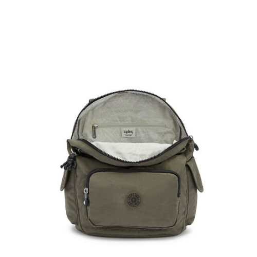 Kipling City Pack Small Backpacks Green | US03GXEBN