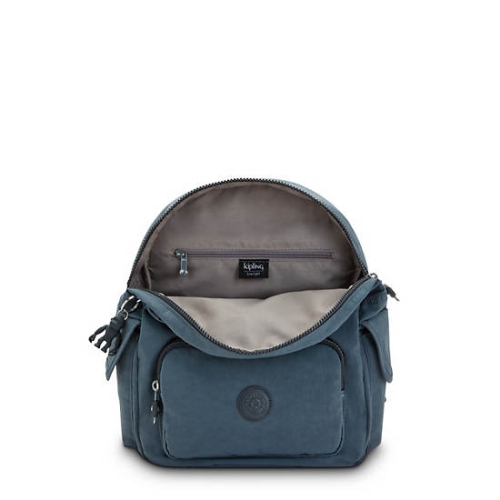 Kipling City Pack Small Backpacks Navy Grey | US53SFANL