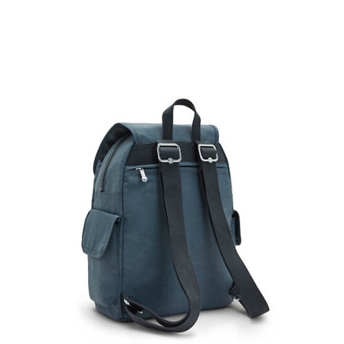 Kipling City Pack Small Backpacks Navy Grey | US53SFANL