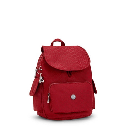 Kipling City Pack Small Classic Backpacks Red | US53LZGIA