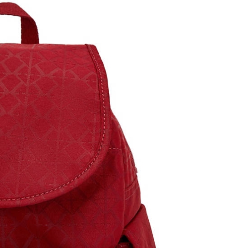 Kipling City Pack Small Classic Backpacks Red | US53LZGIA