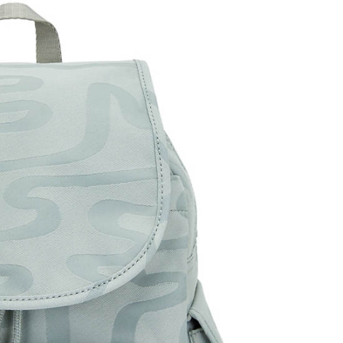 Kipling City Pack Small Classic Printed Backpacks Turquoise | US01DHCWQ