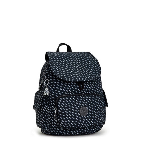 Kipling City Pack Small Printed Backpacks Black | US31YLPXH