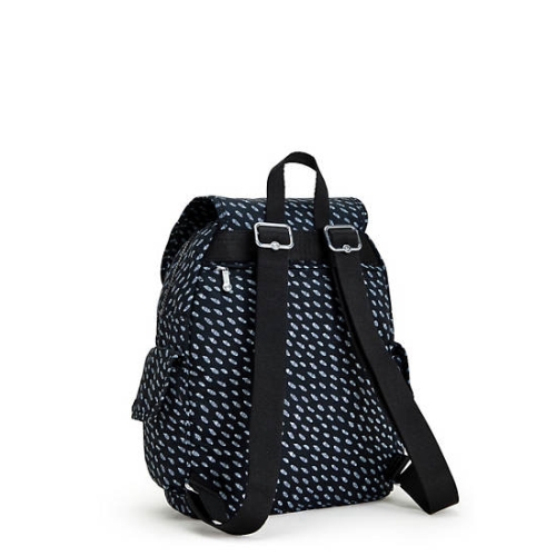 Kipling City Pack Small Printed Backpacks Black | US31YLPXH