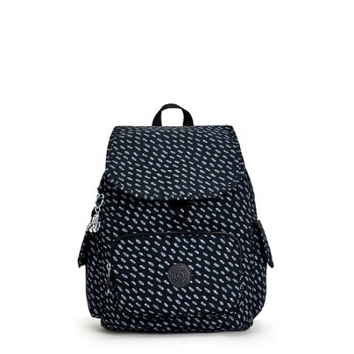 Kipling City Pack Small Printed Backpacks Black | US31YLPXH