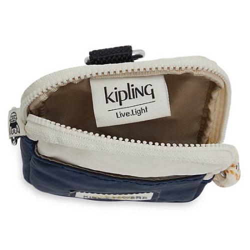 Kipling Clark Neck Pouch Handbags Beige Blue | US08ARCKB